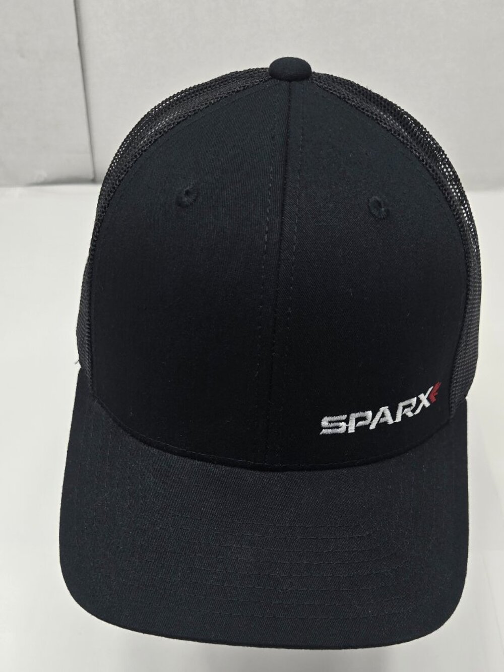 🏒🔥 SPARX HOCKEY MESH TRUCKER SNAPBACK HAT – BLACK 🔥🏒